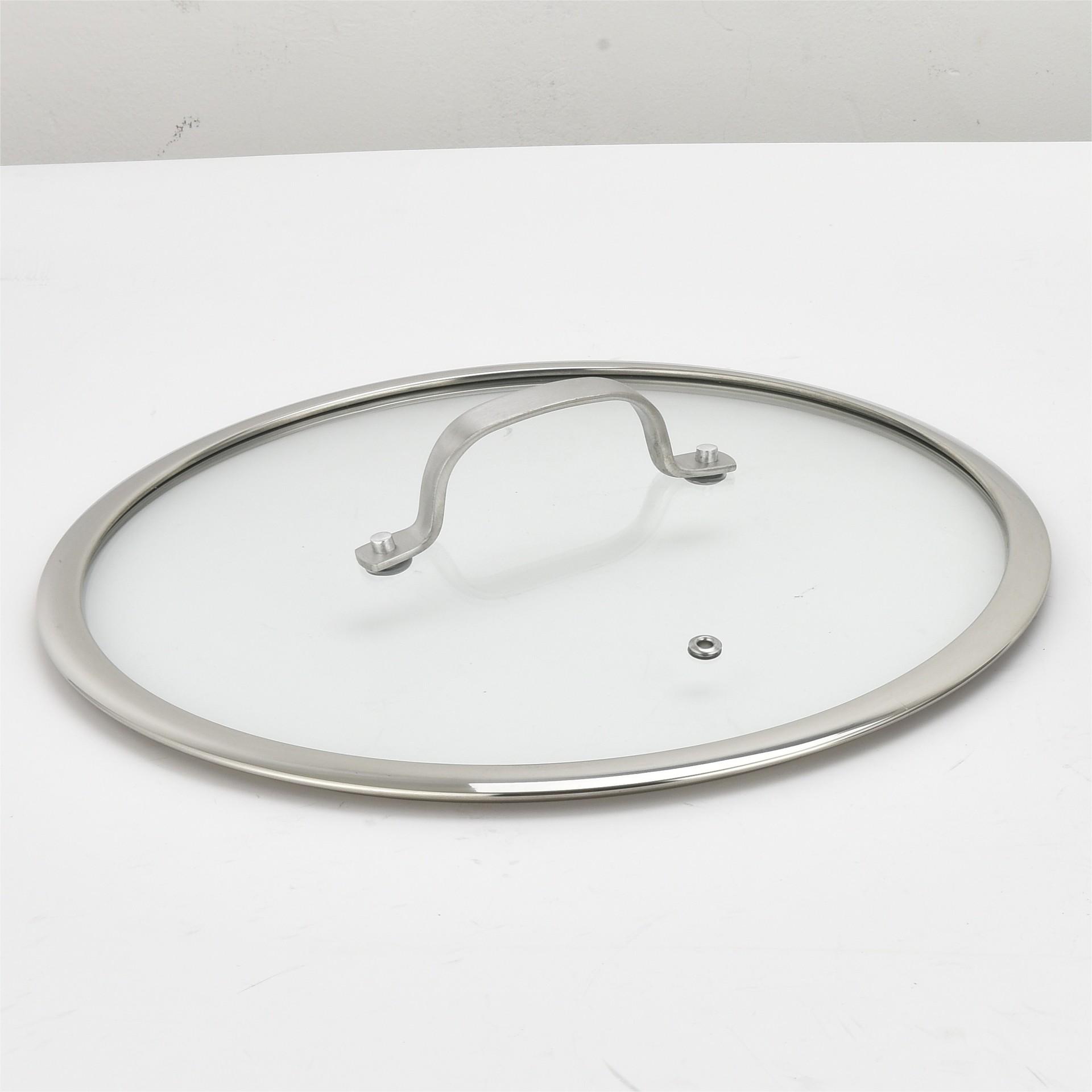 Трехслойная антипригарная индукционная сковорода с плоским дном, нержавеющая сталь 304, без покрытия, подходит для жарки стейков 304 Three-layer Stainless Steel Silver