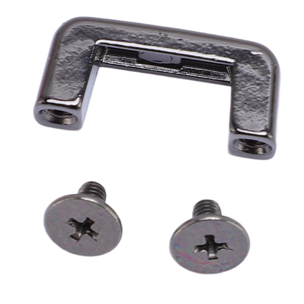 12 Set Arch Bridge D Ring Buckle Metal Crossing Screw D Ring Connector Buckle Set for Bag Box Drawer