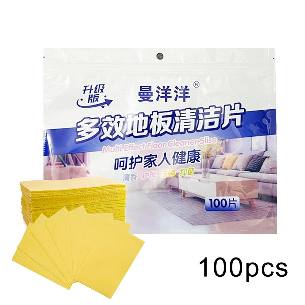 Листы для мытья полов Многофункциональные таблетки-листы для чистки полов Листы для чистки полов Ароматизированные Бытовая чистка Yellow