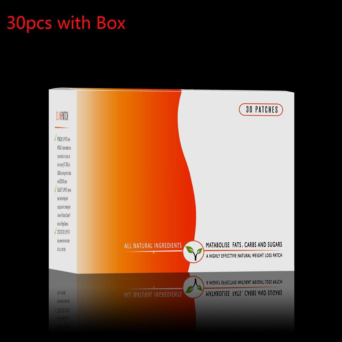 

Пластырь для похудения Slim Patch Fat Burning Slimming Products Body Belly Waist Losing Weight 30 PCS With Box