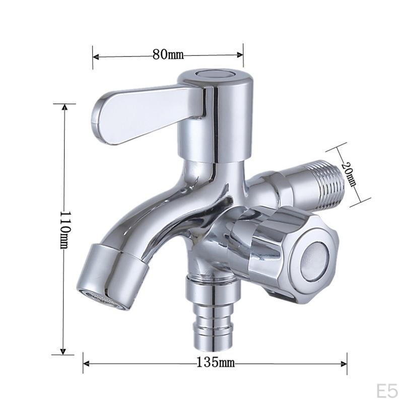 for Washing Machine Bathroom Faucet Metal Wal Mounted Sink Mop Pool Balcony Kitchen