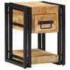 Nightstand Brown 30 X 30 X 40 Cm Solid Mango Wood