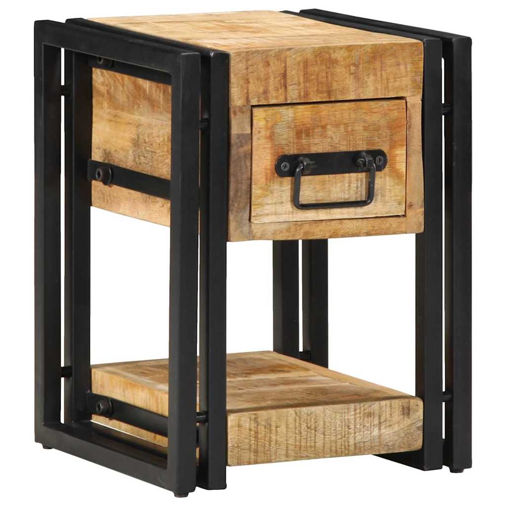 Nightstand Brown 30 x 30 x 40 cm Solid Mango Wood