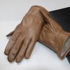 Men's Sheepskin Leather Winter Driving Gloves: Warm, Plush, and Durable for Motorcycle Riding.