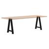 Vidaxl Coffee Table Legs, 2 Pcs, Black, 60X(72-73) Cm, Steel