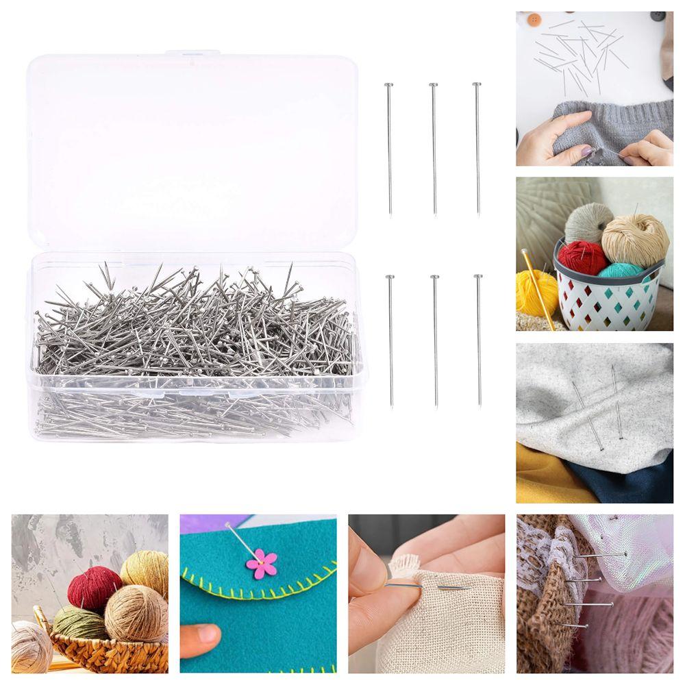 Positioning Garment Fixing Needle Flat Head Fine Satin Pin Suture Pins Head Pins  Crafts