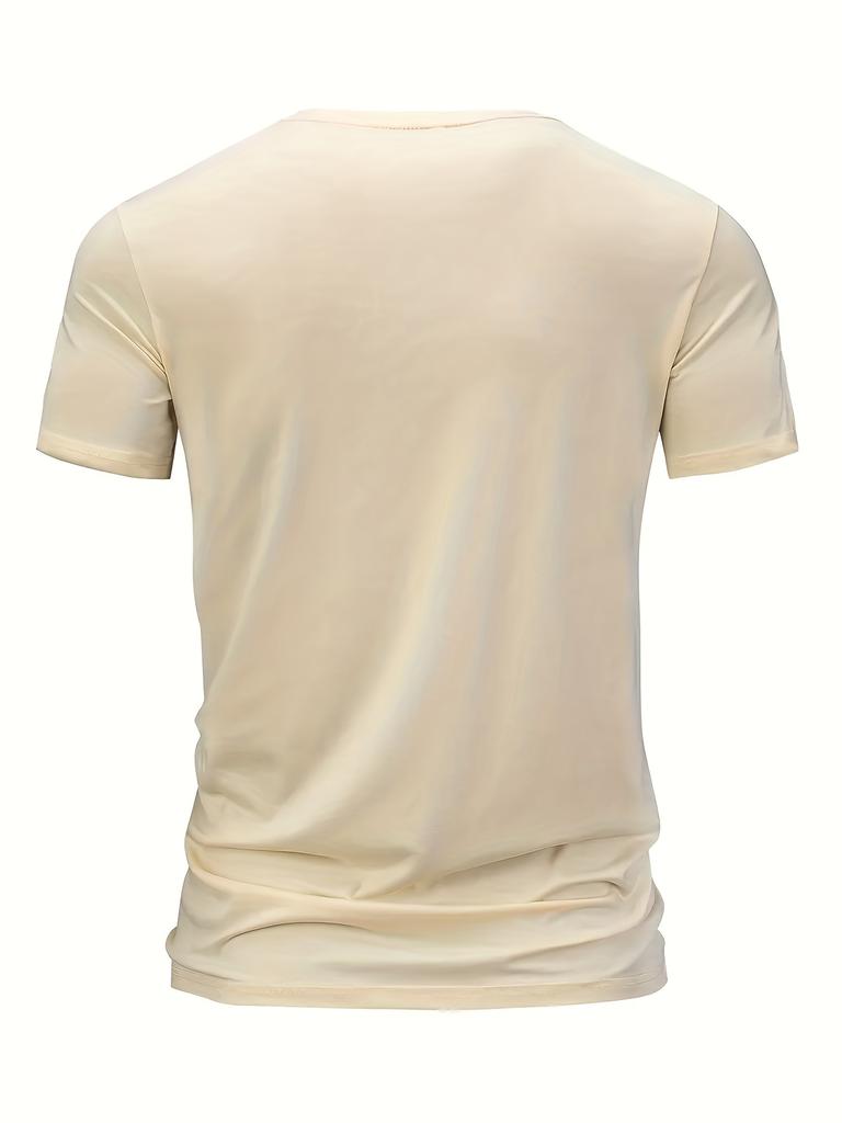 Summer Casual Loose Size 100% Cotton Black Print Round Neck Short Sleeve Classic Simplicity Men's T-shirts