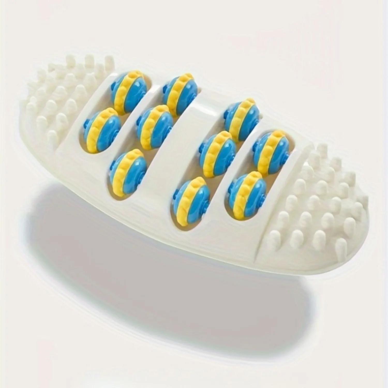 

1-Pack Hypoallergenic Foot Massage Mat with Acupressure Kneading Design, Non-Powered Plastic Reflexology Tool for Stress Re