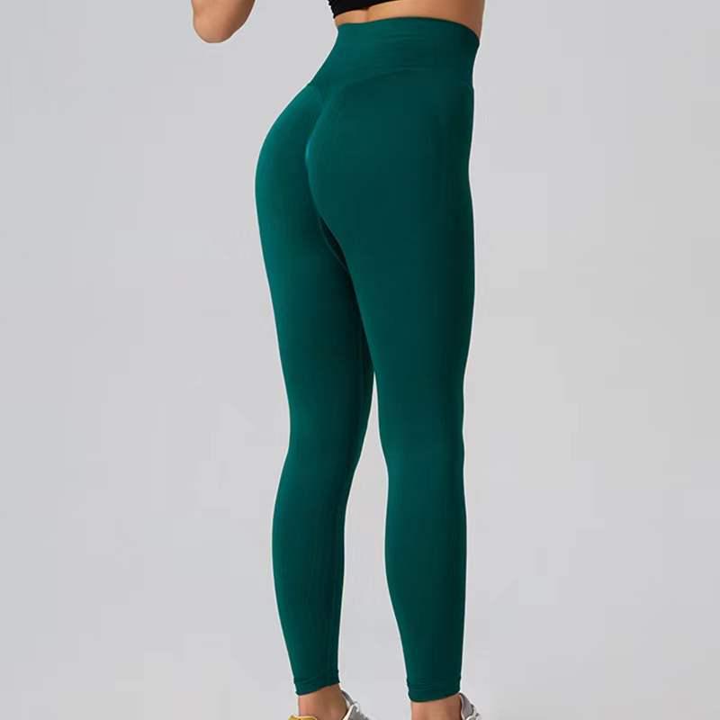 Women's Seamless High Waist Butt Lift Peach Yoga Pants - Quick Dry, Tight, Elastic Fitness & Running Leggings