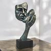 Modern Decorative Figurine - Decorative Sculpture Faces in Hand