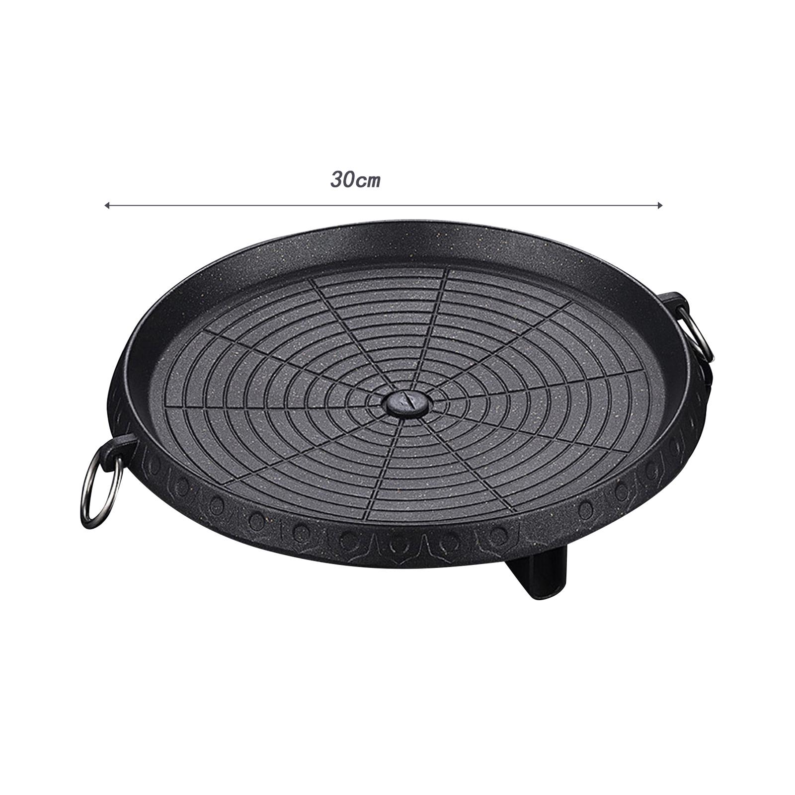 

Korean Grill Pan Kitchen Utensils Multifunctional Barbecue Plate BBQ Plate for Home Barbecue Yard Restaurant Picnic Travel