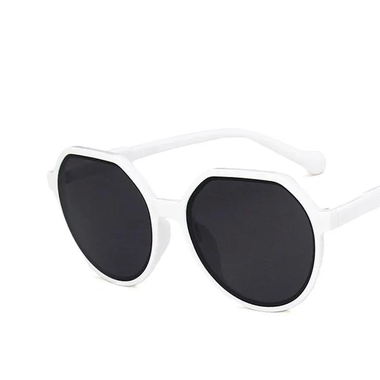 New Women Eye Protection Square Frame Sunglasses Retro Small Framed Brown Sun Glasses Ultra Light Blue Light Blocking Eyewear