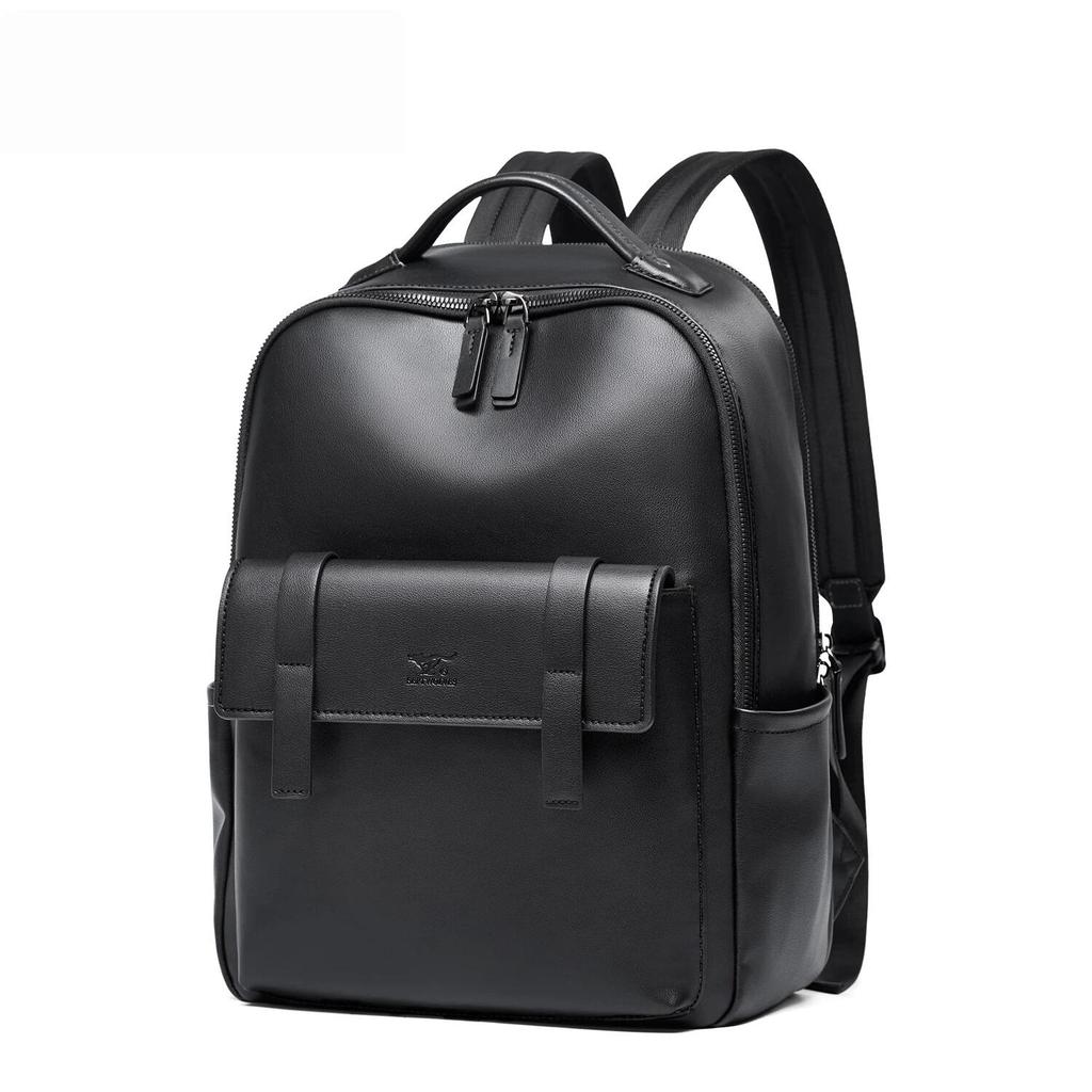 SEPTWOLVES Leather Travel Backpack, Business Backpack, Large Capacity Laptop Bag