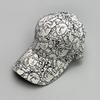 Graffiti Print Letters Anchor Skull Pattern Baseball Cap Men And Women Sunshade Street Versatile