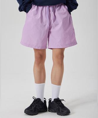 ASTRAL PROJECTION Basic Comfortable Nylon Shorts_Lavender