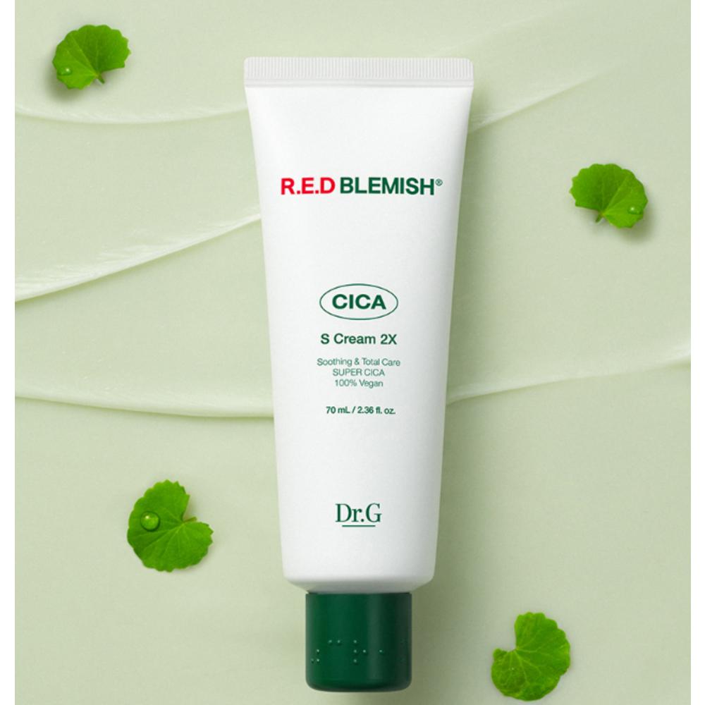 Dr.G Vegan Red Blemish Cica S Cream 2X, 70ml, 4 Units