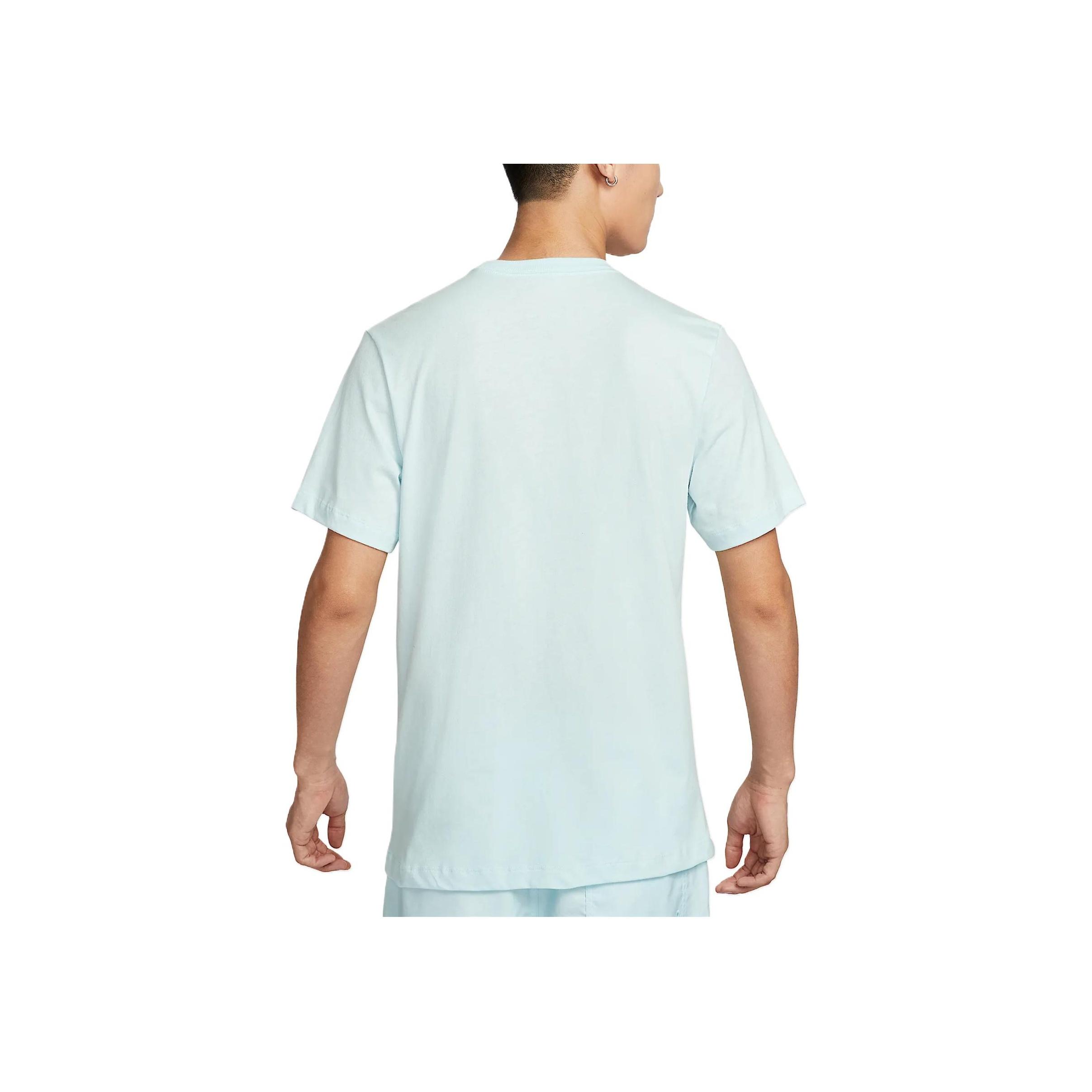 

Nike Comfortable Fashionable Simple Versatile Short Sleeve T-Shirt Men tops Light-Blue AR5005-474 3XL