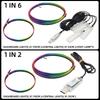 Full Colors USB Car LED Ambient Light Acrylic Strips Dashboard Lights RGB Car Interior Hidden App Remote Control Atmosphere Lamp