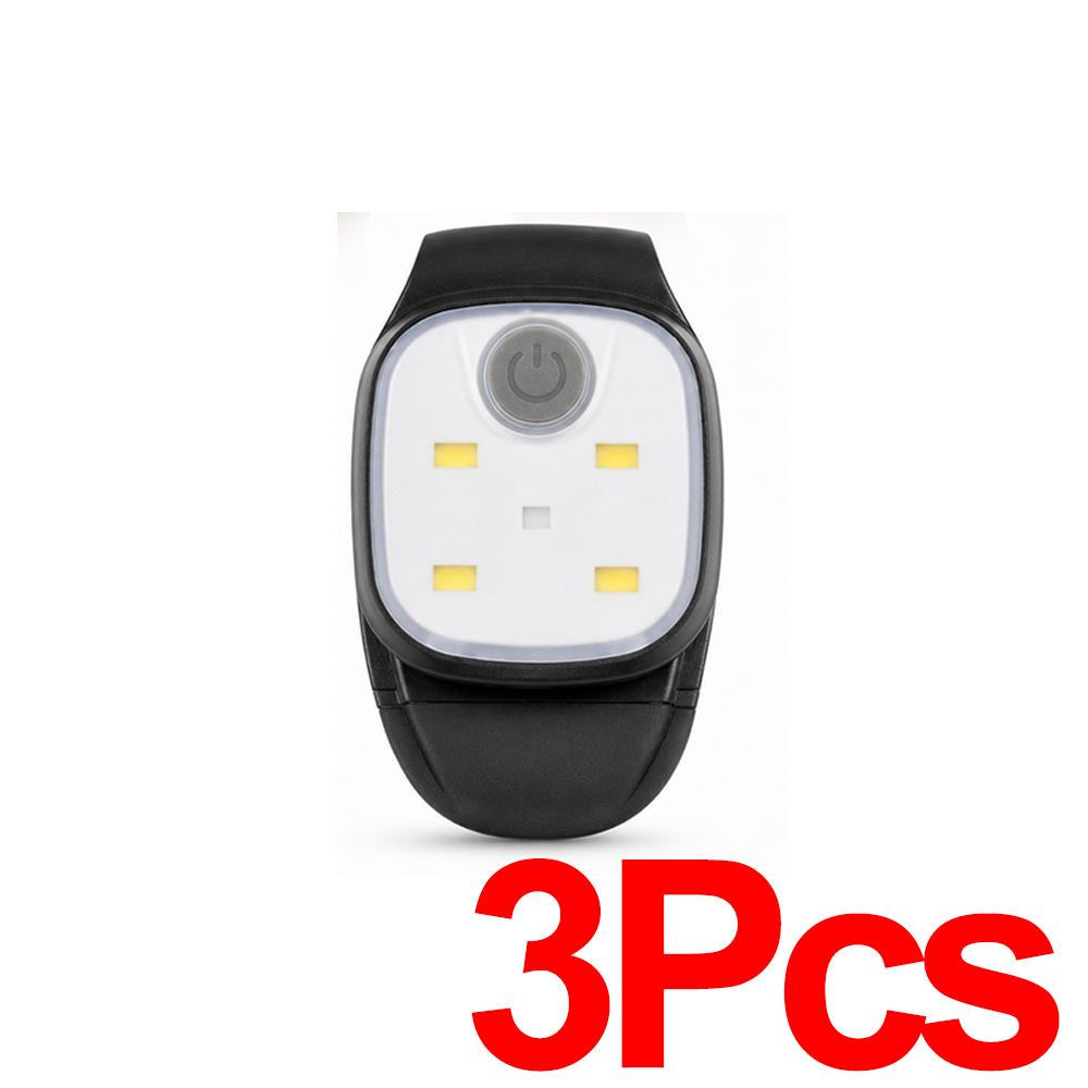 Portable Running Clip Light LED Clip Lamp On Hat Pocket Collar Outdoor Cycling Night Jogging Warning Lamp USB Rechargeable