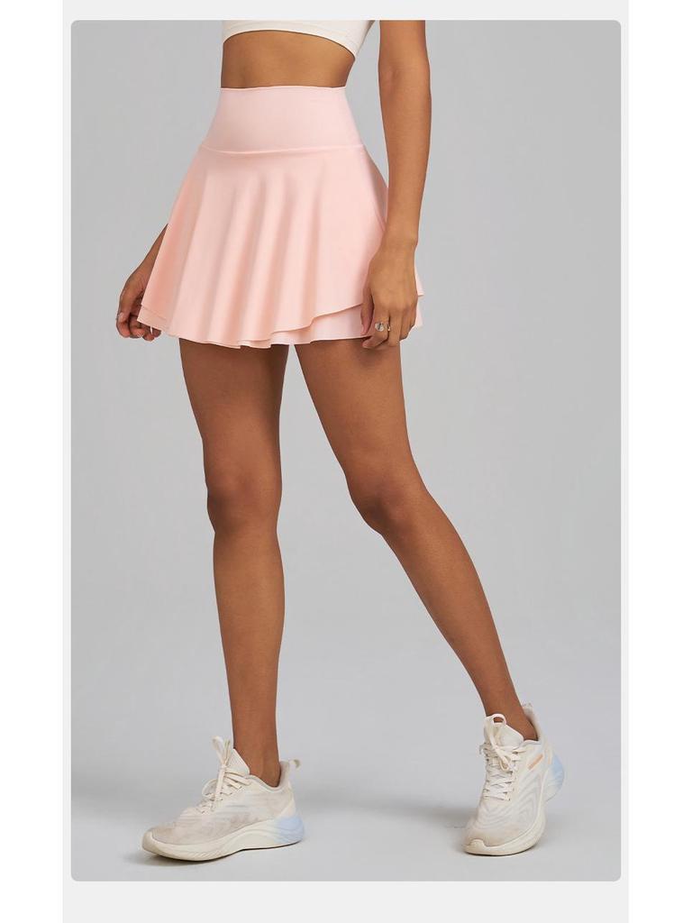 JOOMON Women's Quick-Dry Yoga & Tennis Skirt with Waist Pocket, Breathable Running Shorts, Slimming Fit