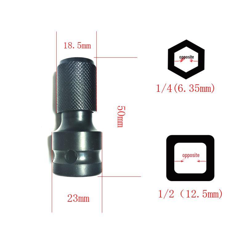 Electric Wrench Drill Chuck Adapter, Woodworking Power Tool Accessory, E18