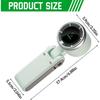 Handheld Fan, Mini Fan Foldable, Portable Handheld Fan with Lanyard, LED Display, 5 Speeds, 3600mAh Rechargeable Battery, Small Foldable Fans