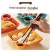 Japanese Style Dumpling Plate with Dipping Dish