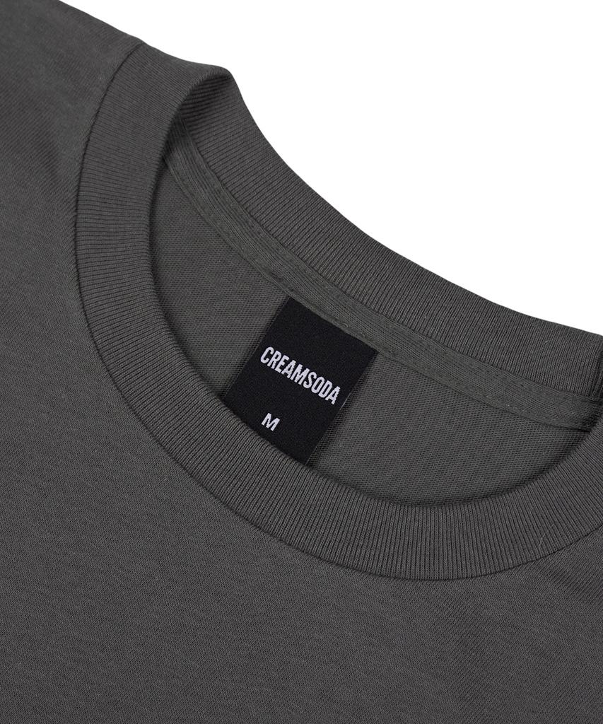CREAM SODA LAB Crsdel Balloon Logo Graphic Short Sleeve T-Shirt Charcoal