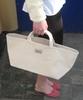 Sinoon Rose Label Point Tote Bag (Ivory)