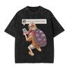 Master Roshi Dragon Ball Printed Tshirt Mens and Womens Washed Tshirt High Quality Vintage Cotton Tshirt Harajuku Tops