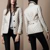 Cappotti Invernali da Donna in Piumino Casual Monopetto con Tasche Caldo Capispalla Vintage Maniche Lunghe Giacche Slim