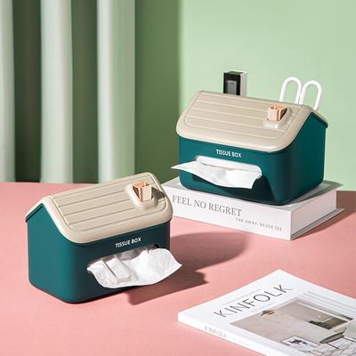 Creative Tissue Box Desktop Tissue Box Removable Tissue Boxes Coffee Table Home Living Room Remote Control Storage Tissue Box