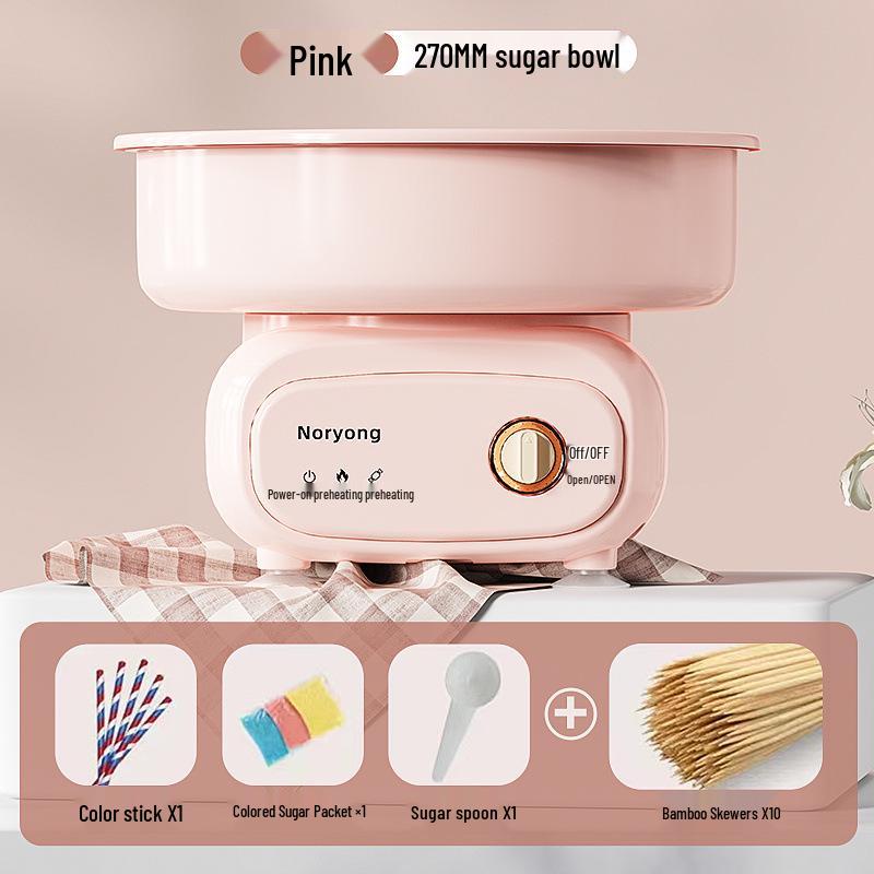 Mini Automatic Cotton Candy Machine for Kids - Handmade & Colorful Fun