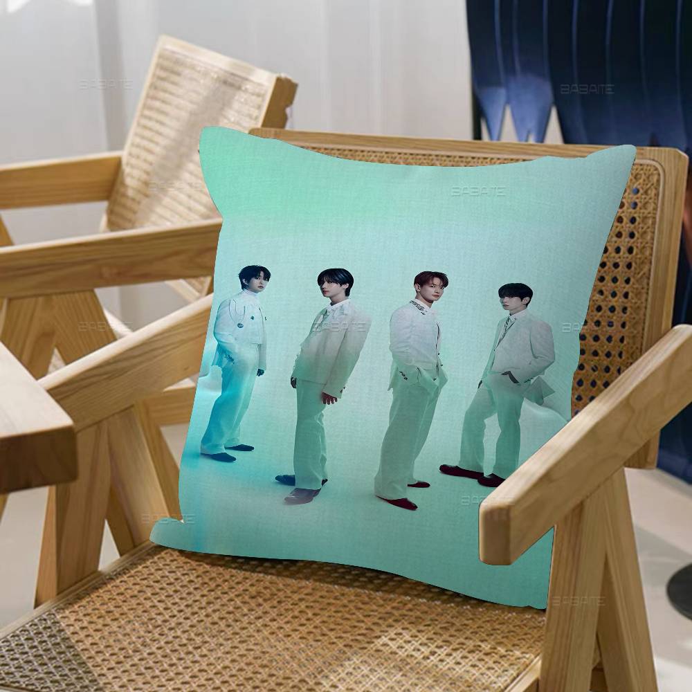 Kpop Style Korean Boys Band S-Shinee Pillow Cover Sofa Cushion Cover Home Room Decoration Children Gift