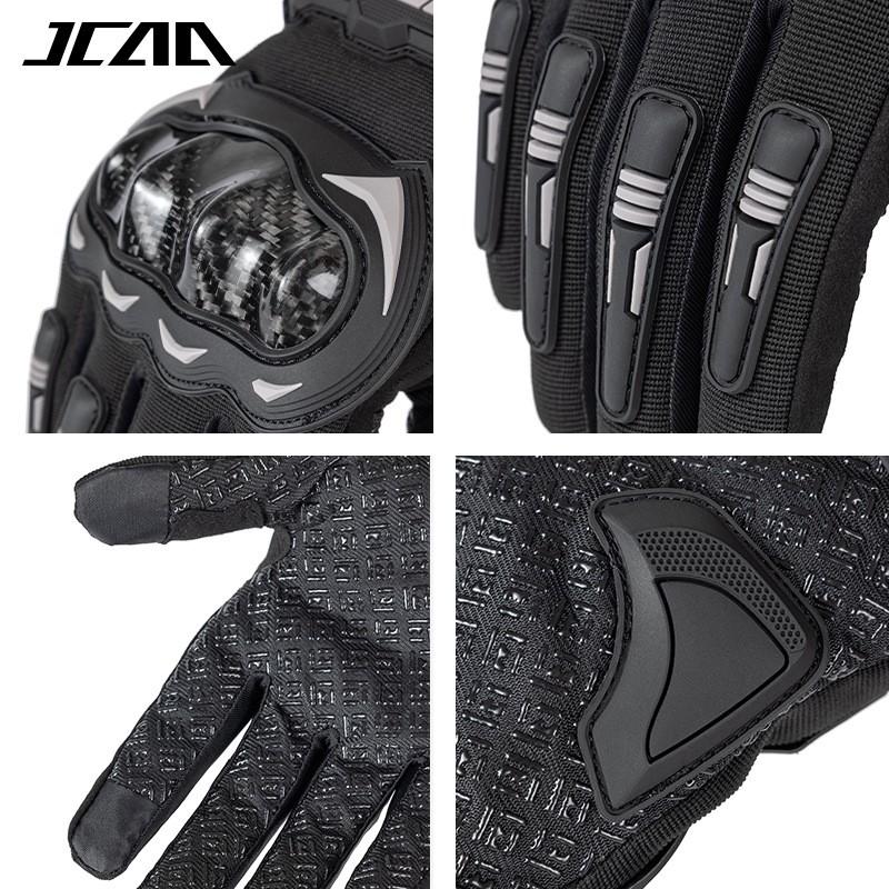 Motorcycle Riding Gloves Full Finger Anti-Slip Breathable Touchscreen Compatible Men Women Cycling Racing Outdoor Use