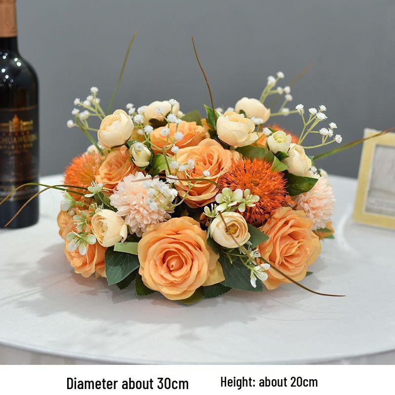 Japanese-Style Floral Art Decor: Bedside and Dining Table Arrangement