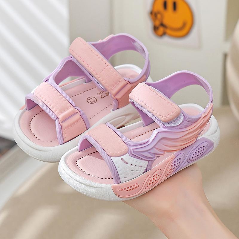 

Boys sandals are hot-selling, fashionable, and cool, with anti-slip features. New summer sandals for children and students, suitable for small, 21Code【Inner Length14.5 розовый