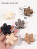 Nonslip Matte Flower Hair Claw Clips for Women Thick Thin Hair,Aesthetic Plumeria Hawaiian Accessories for Holiday Gifts