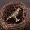 Animal Shelf Decors Accent,Ravens Figurines Tabletop Centerpieces for Home Decoration Retro Ravens Decorative Objects