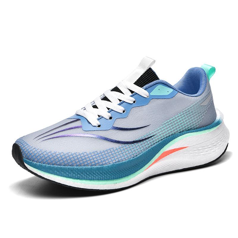 New Marathon Men's Running Shoes Mesh Soft Sole Lightweight Professional Sports Training Shoes Casual Sports Trendy Shoes
