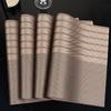 MENGTING Heat-Resistant Dining Table Placemat Set