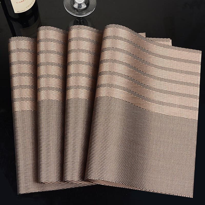 MENGTING Heat-Resistant Dining Table Placemat Set