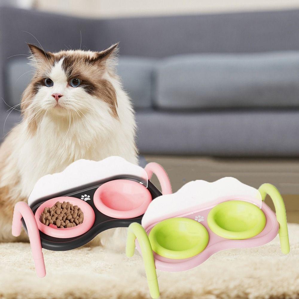 Anti-Tip Pet Elevated Raised Bowls Ceramic Pet Drinking Bowls Pet Feeding Bowl  Feeding