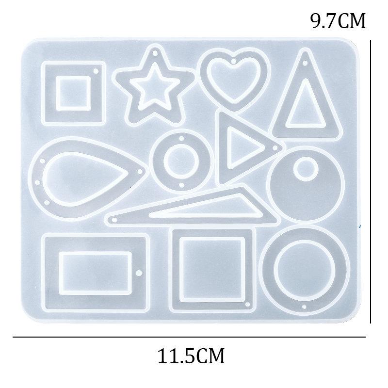 30 Stile Silikon Ohrring Anhänger Silikon Harz Formen Schmuckherstellung Gießform für DIY UV Harz Epoxid Anhänger Basteln Handgemacht
