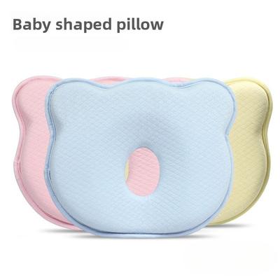 Baby Kopfformkissen Memory-Schaum Anti-Überrollen Säuglingskissen zur Vorbeugung & Korrektur des Flachkopfsyndroms Kleinkind Orthopäisches Positionierungskissen