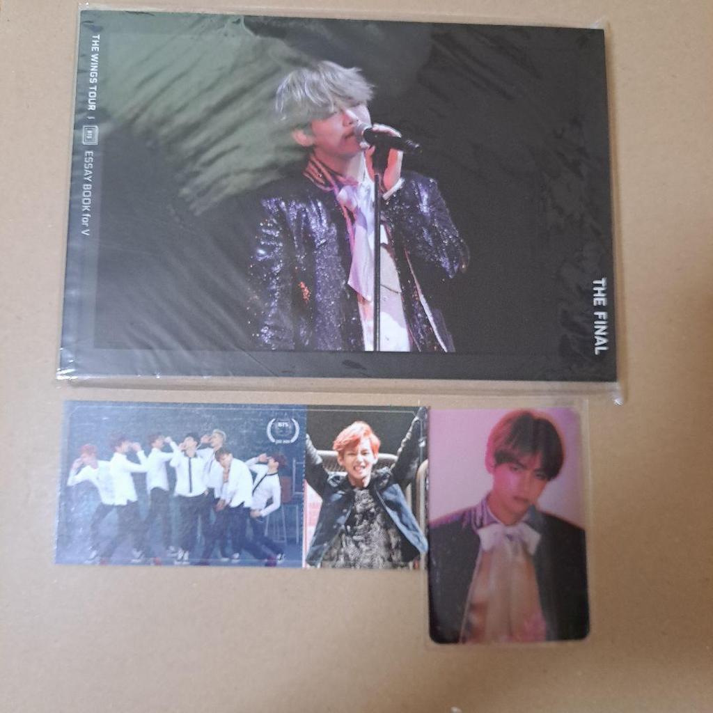 [USED] BTS WINGS TOUR ESSAY BOOK V Kim Taehyung