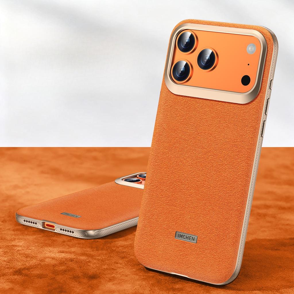 Lehký luxusní prémiový Oudilan Magnetická přitažlivost Je vhodný pro pouzdro na mobilní telefon Apple 17promax Iphone17Pro Nový 17pm.