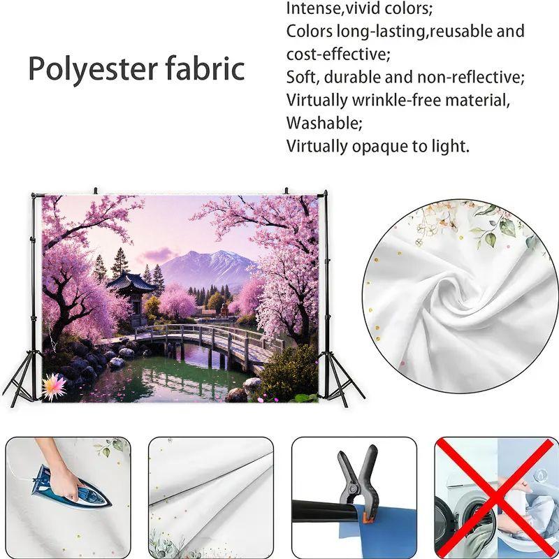 2D plane 1 piece of serene green water background fabric suitable for tea houses study rooms and Japanese style settings