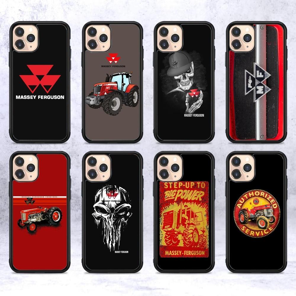 Massey Ferguson Handyhülle Silikon PC+TPU Für Für IPhone 11 12 13 14 15 16 Plus Pro Max Hülle