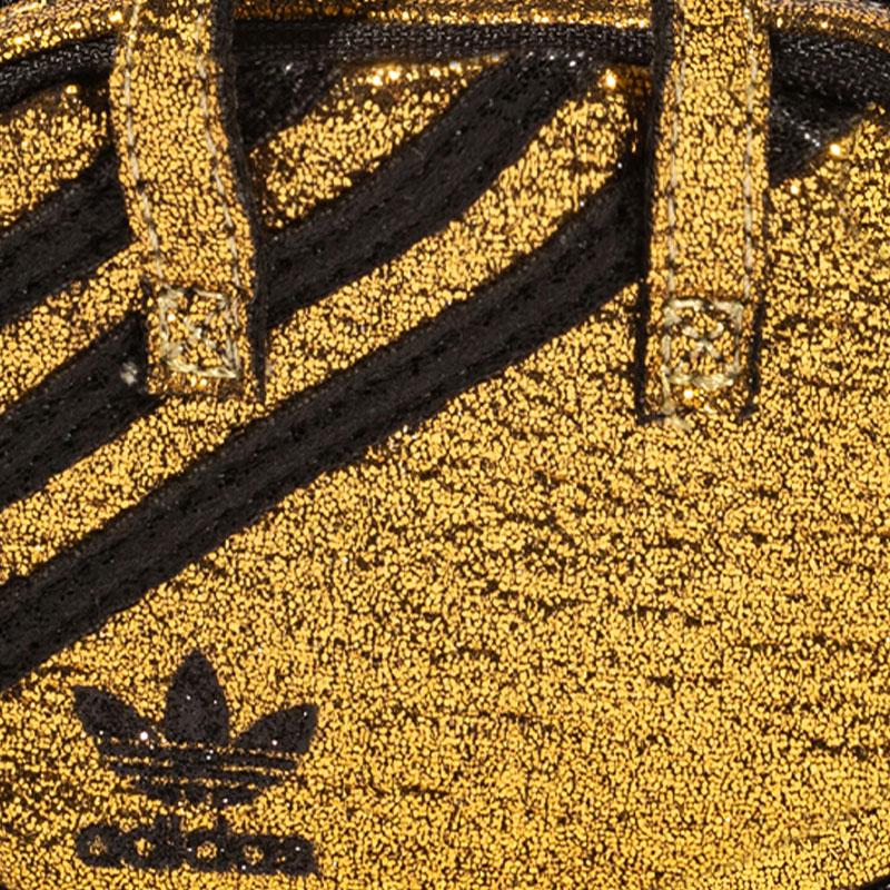 Adidas Originaluri Poliester Geantă Portabilă Crossbody Geantă de Umăr Mini Unisex Auriu Adidas HB0011